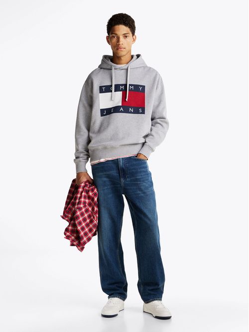 Polerón Hoodie Relaxed Mélange Logo