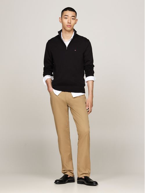 Sweater Essential Cotton Con Medio Cierre
