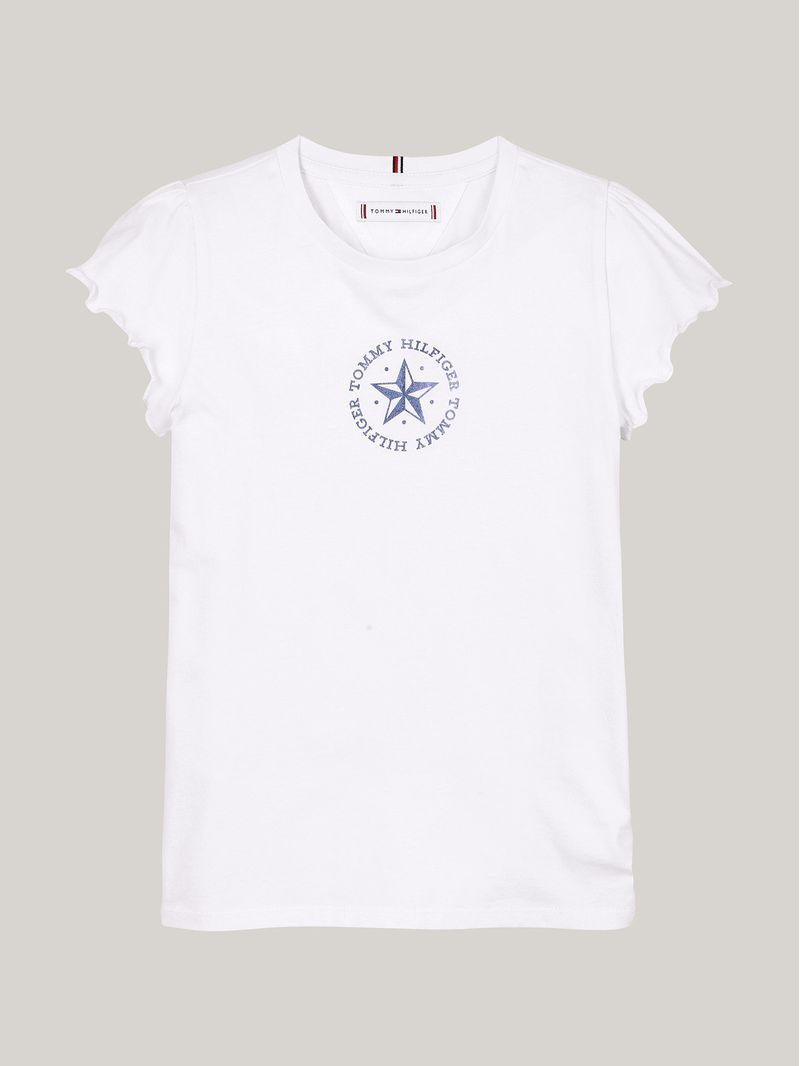 Polera-De-Niña-Con-Logo-Metalico