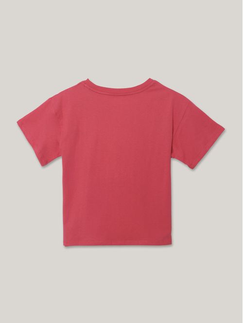 Polera De Niña Con Logo Bordado