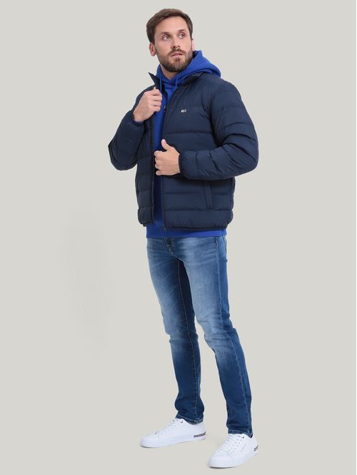 Parka Acolchada Packable Con Logo