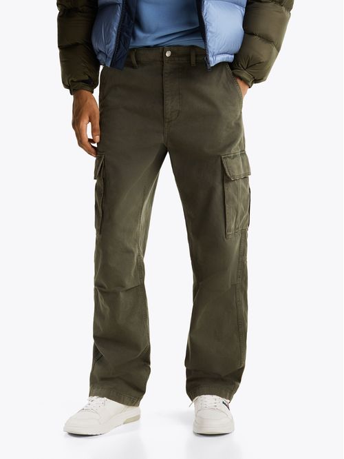 Pantalón Cargo De Algodón Relaxed Fit