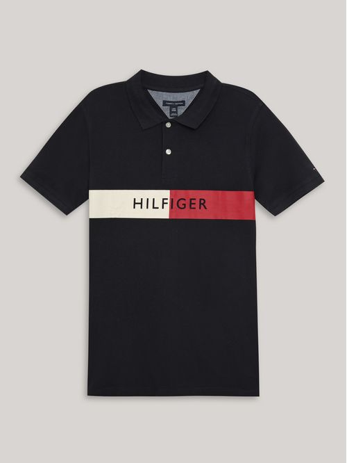 Polo De Niño Con Logo Estampado