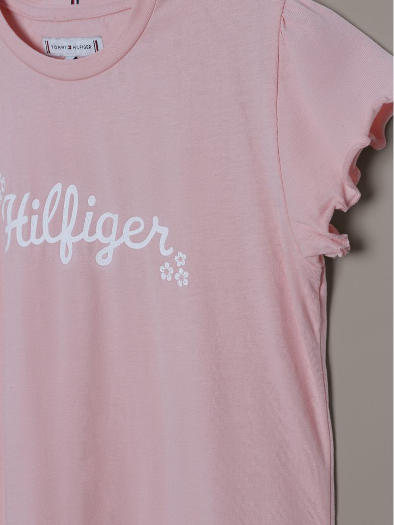 Polera-De-Niña-Con-Logo-Floral