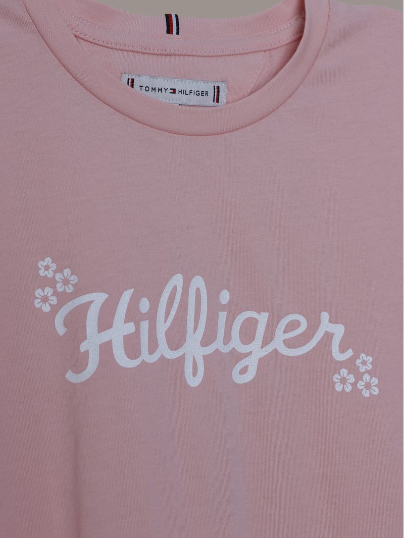 Polera-De-Niña-Con-Logo-Floral