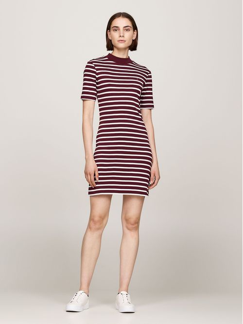 Vestido Con Diseño De Rayas