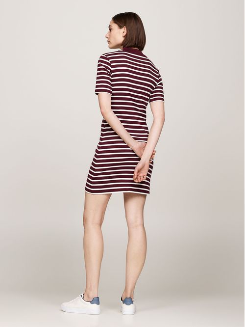 Vestido Con Diseño De Rayas