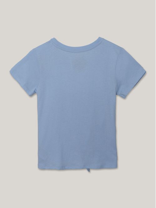 Polera De Niña Sequin Con Logo
