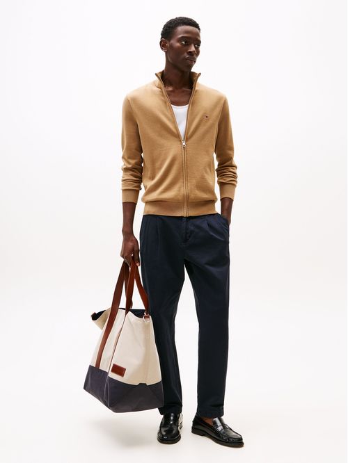 Sweater Essential Cotton Con Cierre