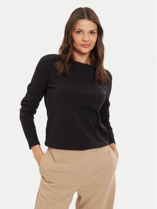 Sweater Con Cuello Estilo Barco