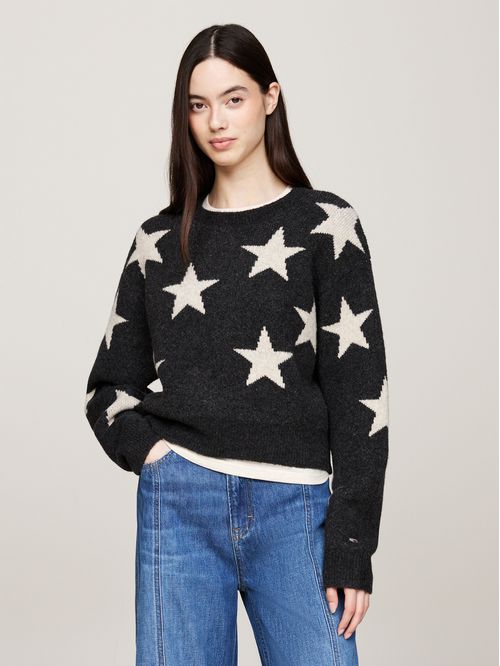 Sweater Con Diseño De Estrellas