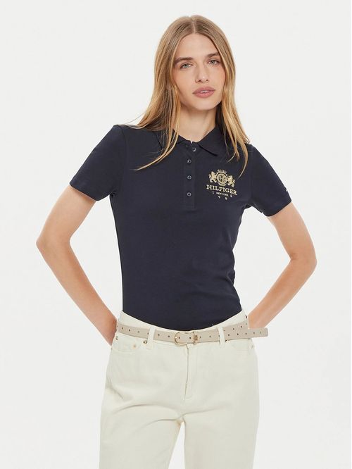 Polo Varsity Crest Slim Fit