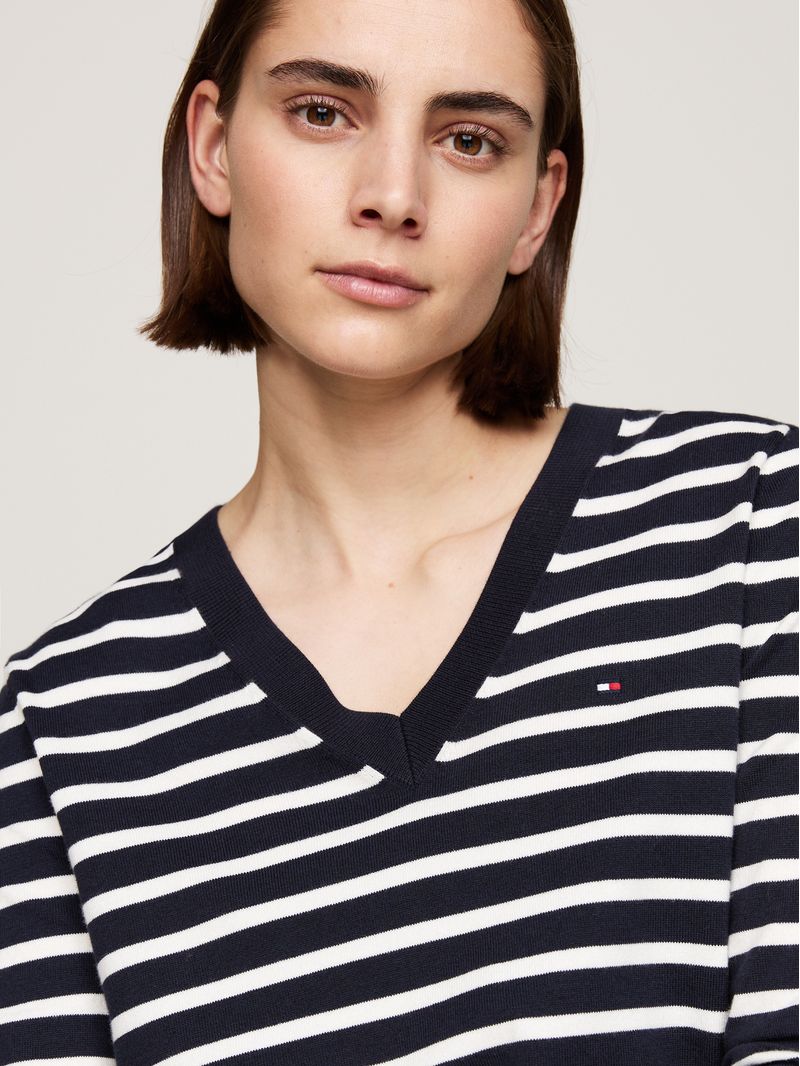 Sweater-Solid-Con-Cuello-En-V
