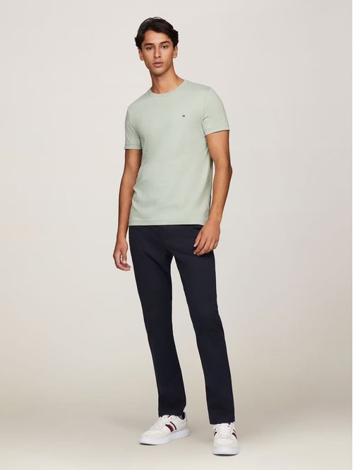 Polera Essential Cotton C-Neck Slim Fit