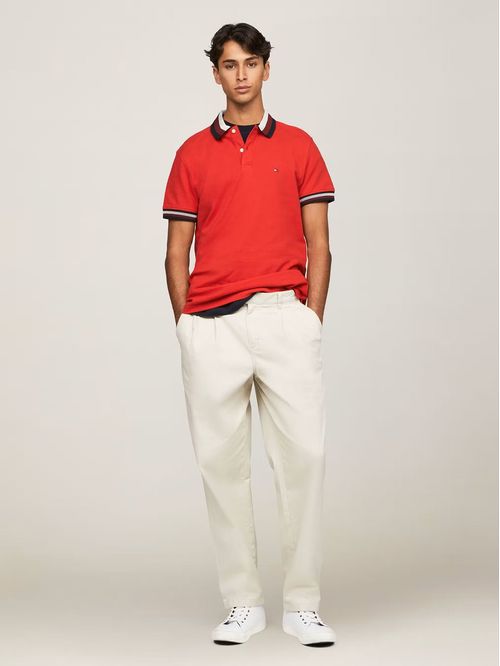 Polo Two Tone Con Logo Regular Fit
