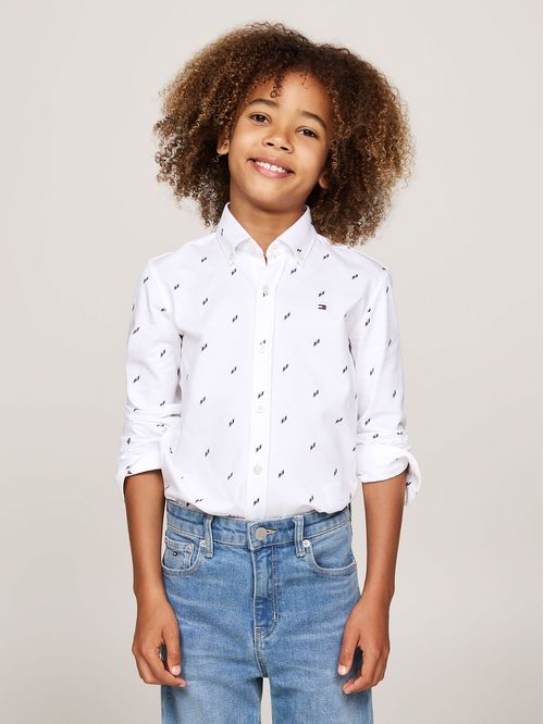 Camisa Con Estampado Y Logo