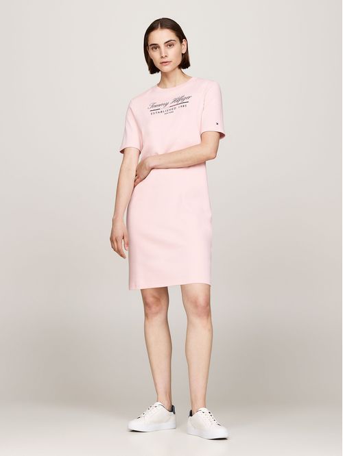 Vestido Con Logo Gráfico Script
