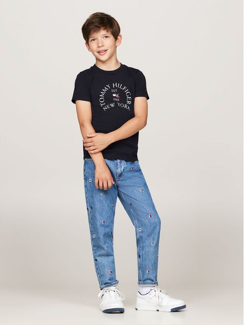 Polera De Niño Con Logo Náutico