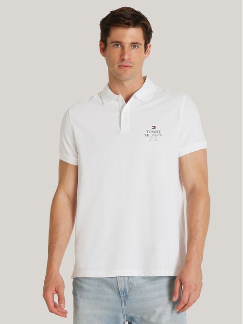 Polo Ic Stack Con Logo Regular Fit