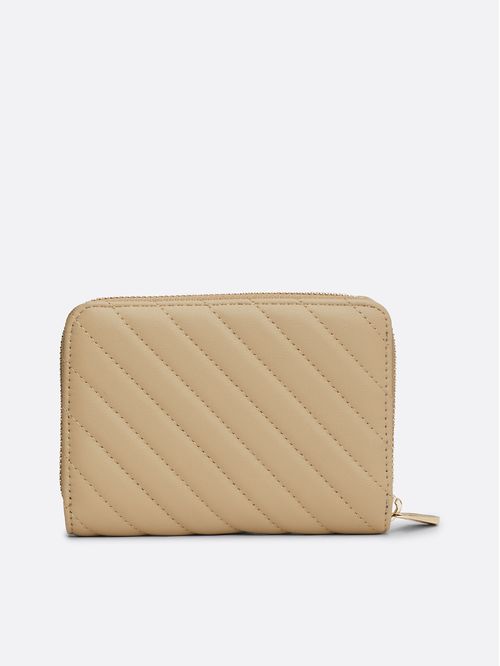 Billetera Acolchada Con Cierre