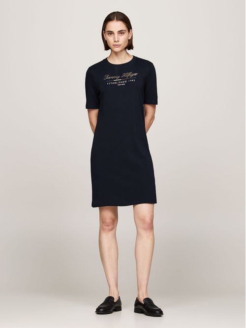 Vestido Con Logo Gráfico Script