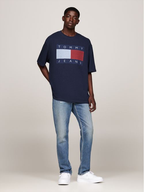 Polera Melange Flag Relaxed Fit