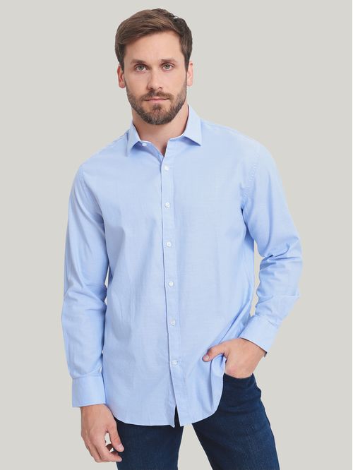 Camisa De Vestir Essential Con Logo