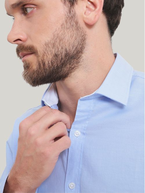 Camisa De Vestir Essential Con Logo