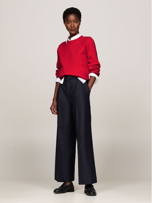 Sweater Relaxed De Punto Trenzado