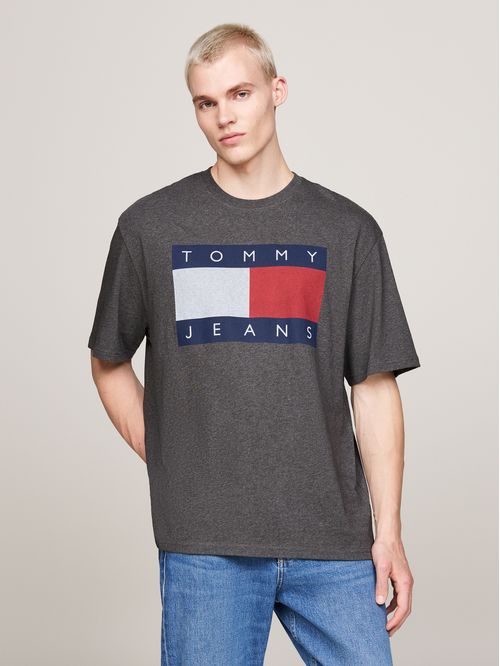 Polera Melange Flag Relaxed Fit