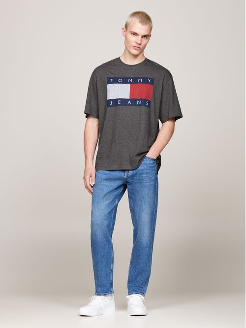 Polera Melange Flag Relaxed Fit