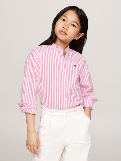 Blusa Con Cuello De Volantes