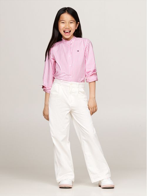 Blusa Con Cuello De Volantes