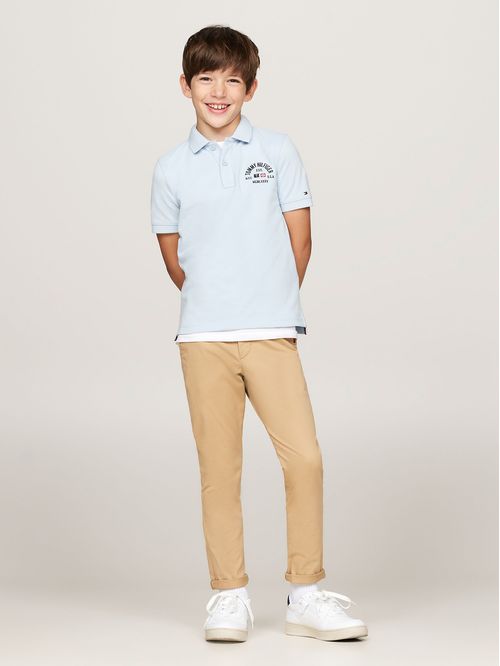 Polo De Niño Logo Flag Regular Fit