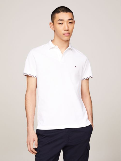 Polo De Corte Slim Con Tapeta A Contraste