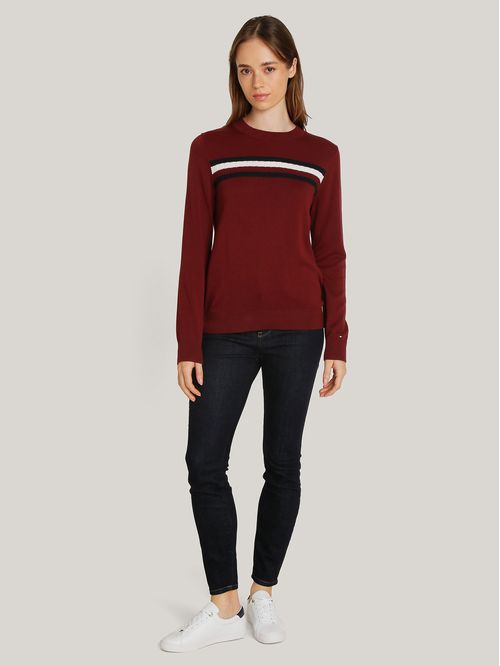 Sweater Global Stripe Con Logo