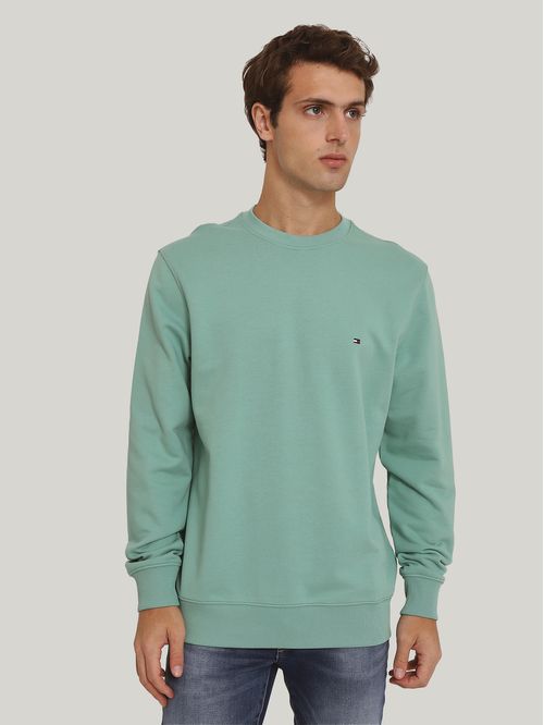 Polerón Solid Con Cuello Redondo