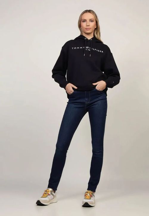 Polerón Hoodie Con Logo Bordado