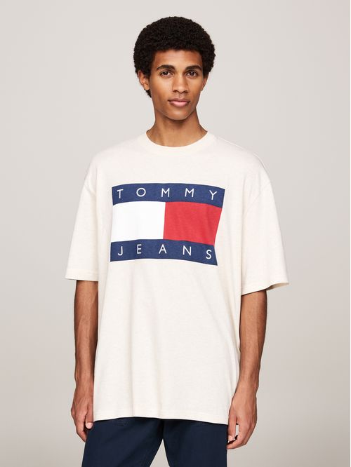 Polera Melange Flag Relaxed Fit