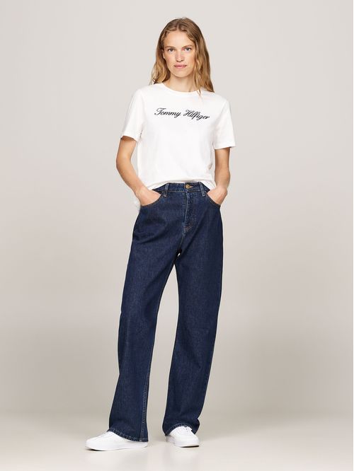 Polera Con Logo Script Regular Fit