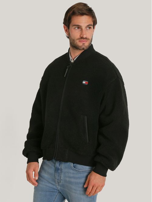 Polerón Estilo Bomber Con Logo