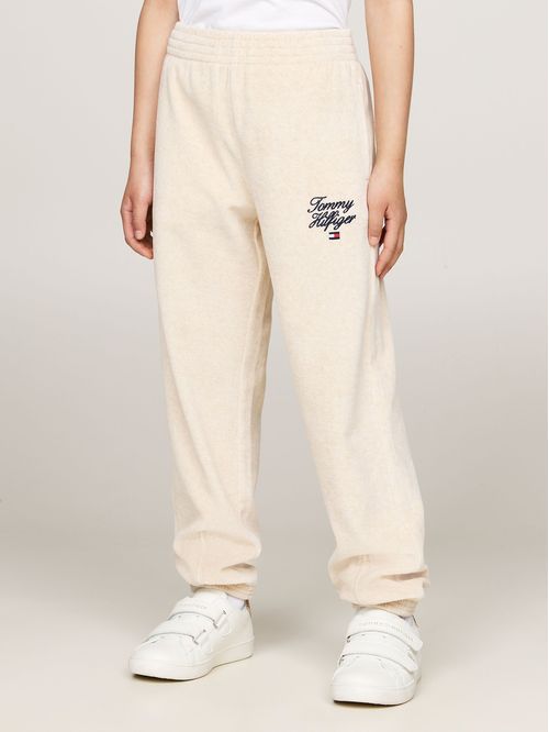 Joggers De Niña Con Logo Script