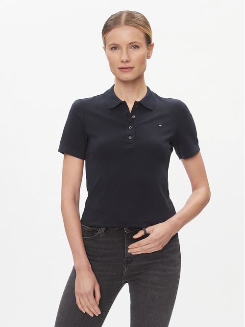 Polo Slim Fit Con Tejido Pique