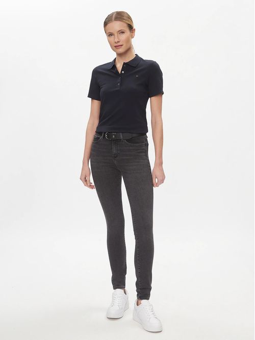 Polo Slim Fit Con Tejido Pique