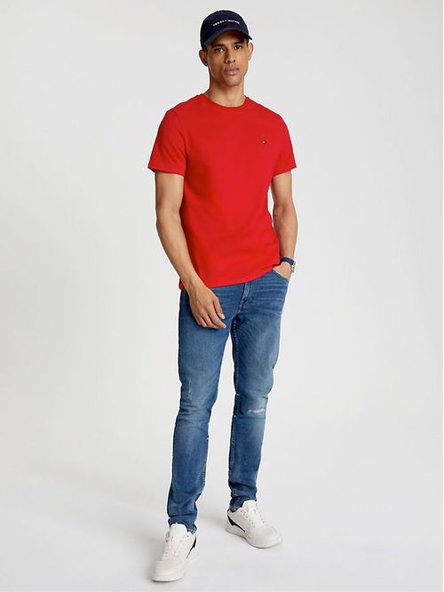 Polera Essential Cotton C-Neck Slim Fit