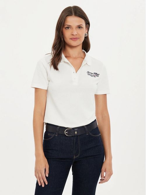 Polo Logo Script Slim Fit