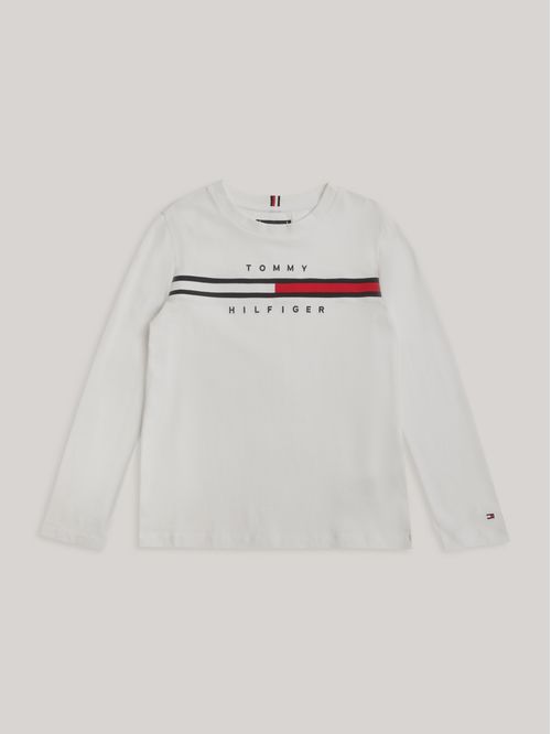 Polera De Niño Flag Rib Insert