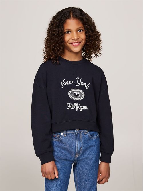 Sweater Con Logo Texturizado