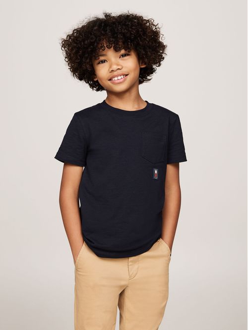 Polera Vertical Flag Con Logo