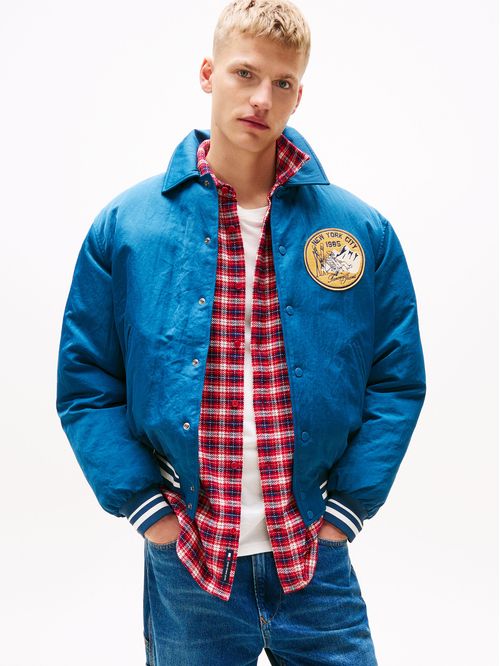 Bomber Con Logo De Parche